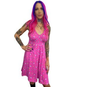 SwitchBlade Stiletto Candy Valentines Marilyn Ring Halter Dress Look